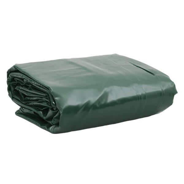 vidaXL Tarpaulin Green 5x5 m 650 g/m&sup2;