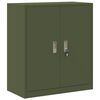 vidaXL Storage Cabinet Olive Green 80 x 40 x 90 cm Steel
