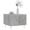 vidaXL Coffee Table Concrete Grey 50x50x40 cm Engineered Wood