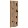 vidaXL Wall-Mounted Coat Rack Wall-Mounted Artisan Oak Engineered wood