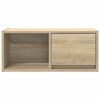 vidaXL TV Cabinet Sonoma Oak 60x31x25.5 cm Engineered Wood