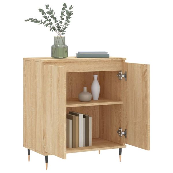 vidaXL Sideboard Sonoma Oak 60x35x70 cm Engineered Wood