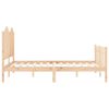 vidaXL Bed Frame without Mattress Double Solid Wood Pine