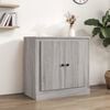 vidaXL Sideboard Grey Sonoma 70x35.5x67.5 cm Engineered Wood