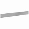 vidaXL Lawn Edging 20 pcs 100 x 12 cm Steel Silver