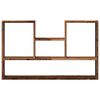 vidaXL Wall Shelf Old Wood 99x15x60 cm Engineered Wood