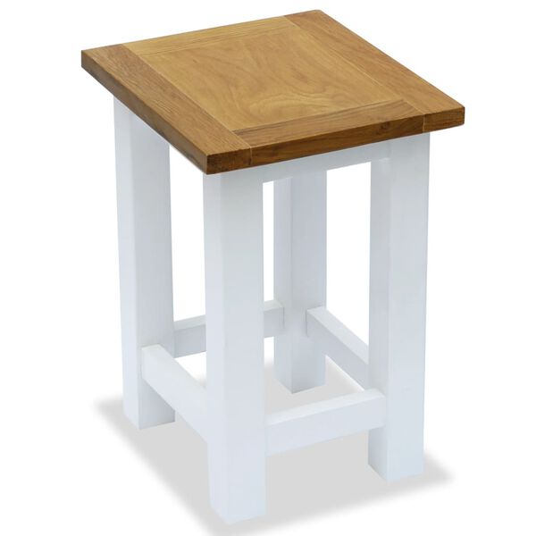 vidaXL End Tables 2 pcs 27x24x37 cm Solid Oak Wood