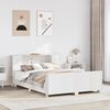 vidaXL Bed Frame without Mattress White 160x200 cm Solid Wood Pine