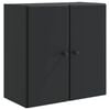 vidaXL Wall-Mounted Cabinet Black 59 x 31 x 60 cm Engineered Wood