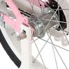 vidaXL Kids Bike with Front Carrier 14 inch White and Pink