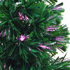 vidaXL Artificial Christmas Tree Fibre Optic 64 cm Green