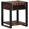 vidaXL Side Table Multicolour 40x40x50 cm Solid Wood Reclaimed