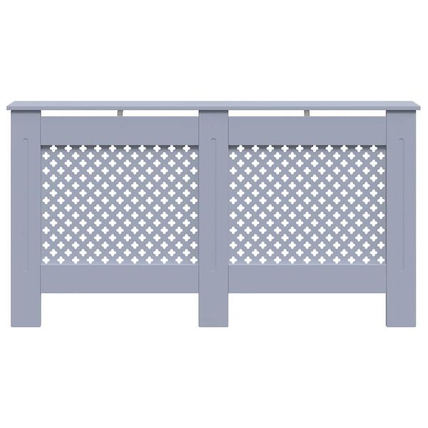 vidaXL Radiator Cover Anthracite 152x19x81.5 cm MDF