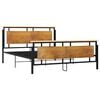 vidaXL Bed Frame without Mattress Metal 160x200 cm