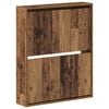 vidaXL Wall-Mounted Shoe Cabinet ARNHEM 71 x 17 x 86 cm Old Wood