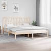 vidaXL Bed Frame without Mattress Solid Wood Super King