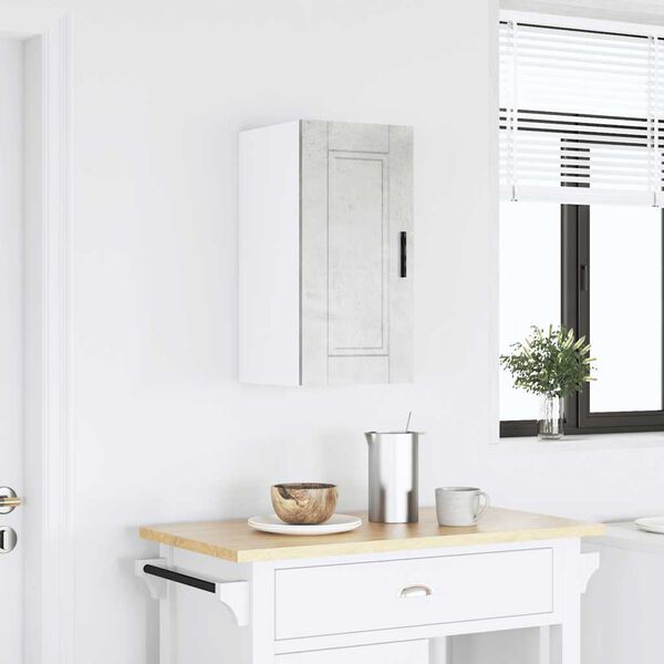 vidaXL Kitchen Wall Cabinet Porto Concrete Grey Engineered Wood