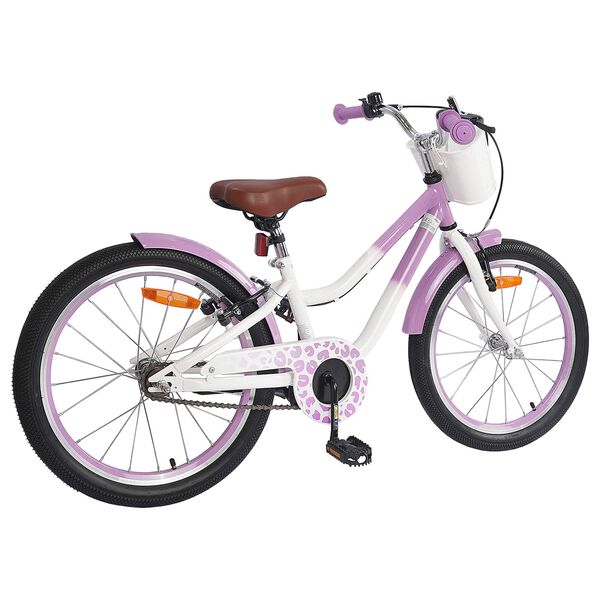vidaXL Kids Bike 18'' for 5-7 Years Old Purple