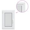 vidaXL Basement Window Internal Colour White RISOR 50 x 70 cm