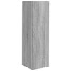 vidaXL TV Cabinet Set Wall-mounted 4 pcs Grey Sonoma Engineered Wood