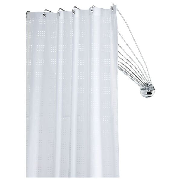 Sealskin Shower Curtain Rail Umbrella Corner Chrome