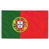 vidaXL Portugal Flag and Pole 6.08 m Aluminium