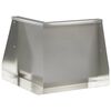 vidaXL Retaining Wall 50 x 50 x 50 cm Stainless Steel Silver