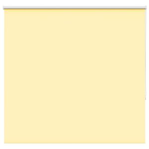 vidaXL Roller Blind Blackout Yellow 150x130 cm Fabric Width 146.6 cm Polyester