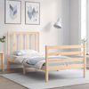 vidaXL Bed Frame without Mattress 90x200 cm Solid Wood Pine
