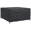 vidaXL Furniture Cover Plain Black 180 x 190 x 85 cm 420D
