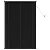 vidaXL Venetian Blind Black 150 x 80 cm PVC
