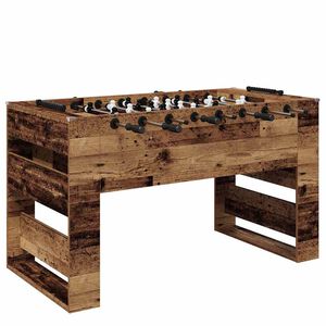 vidaXL Football Table Old Wood 146.5 x 74 x 85 cm Engineered Wood