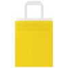 vidaXL Paper Bags 250 pcs with Handles Yellow 18x8x22 cm