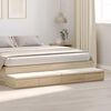 vidaXL Bed Drawers Sonoma Oak 200 x 36.5 x 16.5 cm Engineered Wood