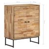 vidaXL Sideboard Set 2 Pieces Reclaimed Teak Wood