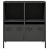 vidaXL Sideboard Black 68x39x73.5 cm Cold-rolled Steel