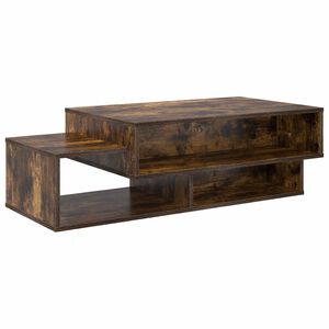 vidaXL Coffee Table Smoked Oak 105 x 50 x 32.5 cm Engineered Wood