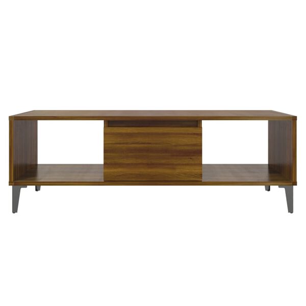 vidaXL Coffee Table Brown Oak 103.5x60x35 cm Engineered Wood