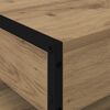 vidaXL Coffee Table Artisian Oak 80 x 50 x 40 cm Engineered Wood