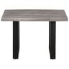 vidaXL Coffee Table with Live Edges 60x60x40 cm Solid Acacia Wood