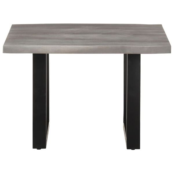vidaXL Coffee Table with Live Edges 60x60x40 cm Solid Acacia Wood