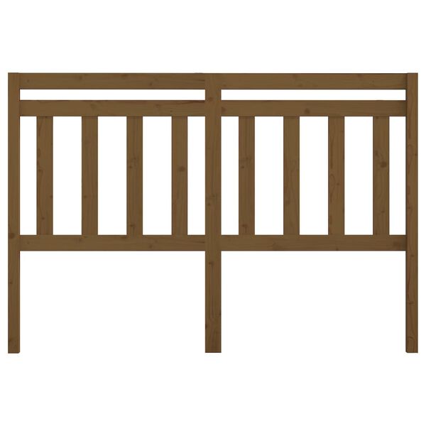vidaXL Bed Headboard Honey Brown 156x4x100 cm Solid Wood Pine