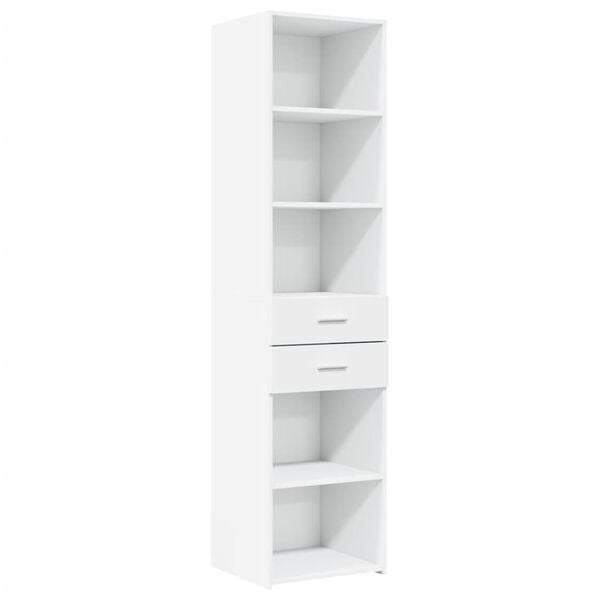vidaXL Highboard White 45x42.5x185 cm Engineered Wood