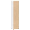 vidaXL CD Cabinets 2 pcs White 21x16x93.5 cm Engineered Wood
