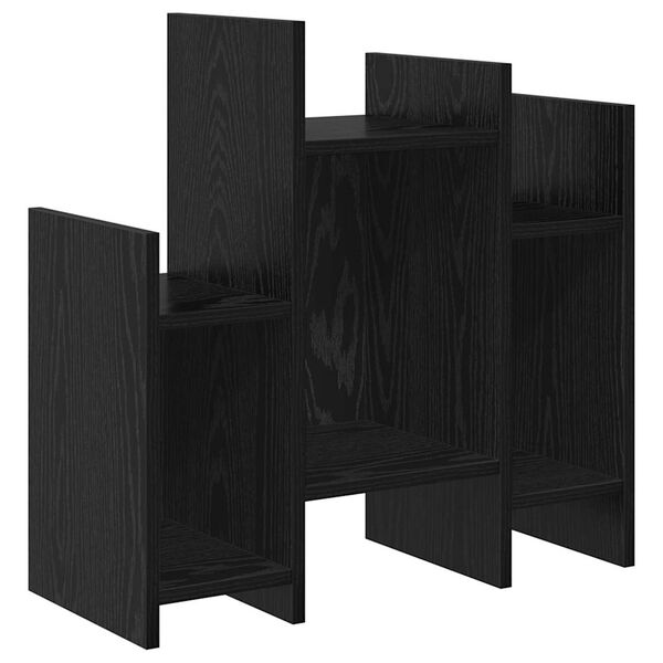 vidaXL Side Cabinet Black Oak 60 x 26 x 60 cm Engineered Wood