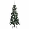 vidaXL Artificial Christmas Tree with 150 LEDs with Stand Green 150 cm