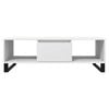 vidaXL Coffee Table White 104x60x35 cm Engineered Wood
