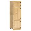 vidaXL Cabinet SKI Honey Brown 66 x 58.5 x 207 cm Solid Pine Wood