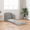 vidaXL Folding Sofa Bed Light Grey 65 x 80 x 83 cm Velvet