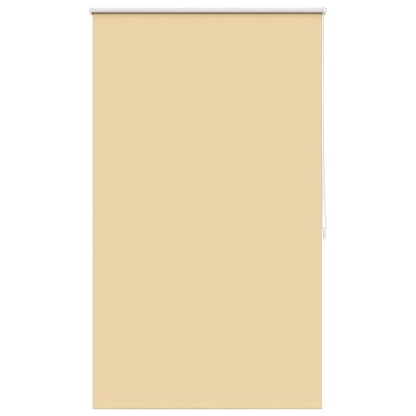 vidaXL Roller blind blackout 124.4x175 cm Fabric Width 120 cm beige